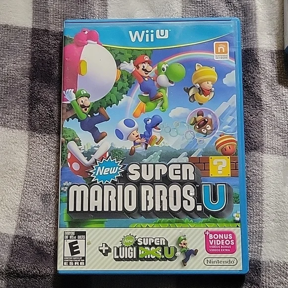 Nintendo Wii U Game Bundle Mario Mariokart DC Injustice Nintendoland Donkey Kong